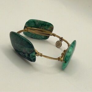 Artisan Green/Blue Stone Bracelet